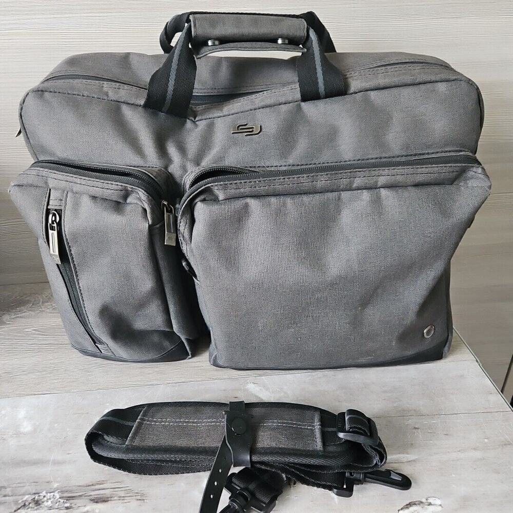 Solo New York Duane Urban Convertible Carrying Briefcase Backpack - 15.6" Laptop